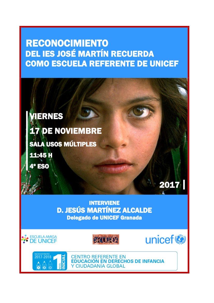 RECONOCIMIENTO UNICEF